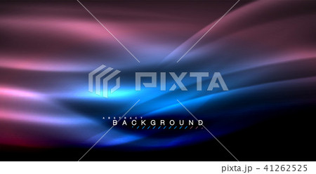 Neon glowing wave, magic energy and light motion background 41262525