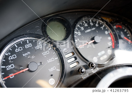 バイクのスピードメーター、タコメーター バイクのスピードメーター、タコメーター 41263795