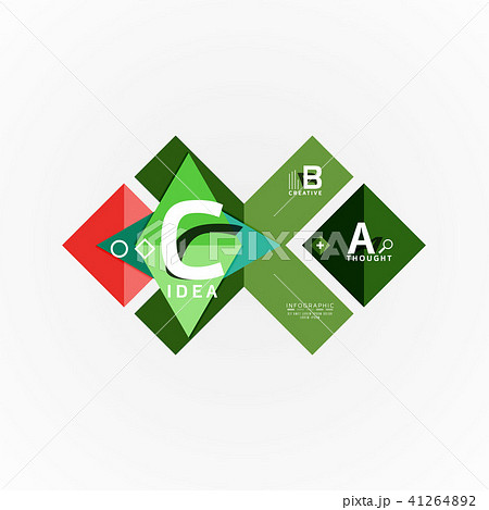 Vector infographic options banner, paper style design Vector infographic options banner, paper style design 41264892