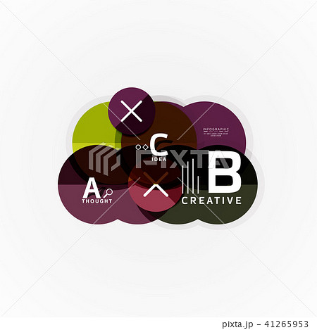 Vector infographic options banner, paper style design 41265953