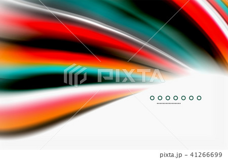 Rainbow color waves, vector blurred abstract background 41266699