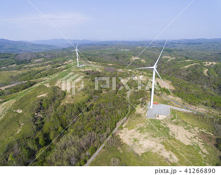 風力発電(空撮) 風力発電(空撮) 41266890