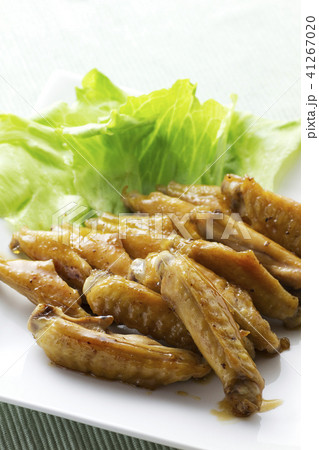 手羽中の甘辛焼き5 手羽中の甘辛焼き5 41267020