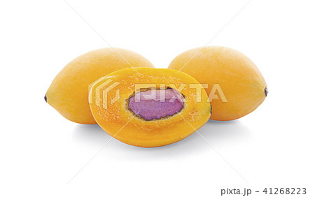 sweet Marian plum thai fruit isolated on white 41268223