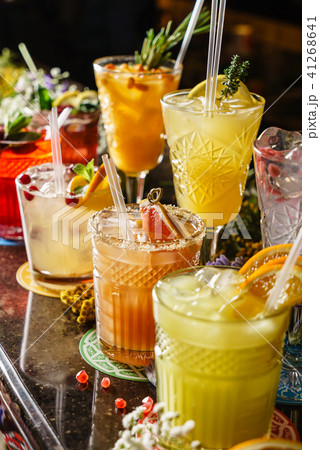 cocktails in the bar 41268641