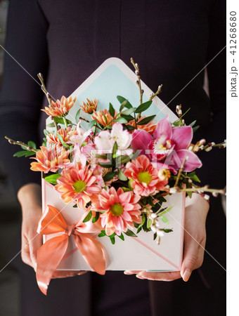 nice bouquet in the hands nice bouquet in the hands 41268680