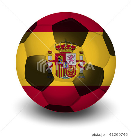 スペイン サッカー 国 アイコン のイラスト素材