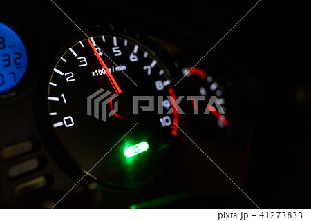 バイクのスピードメーター、タコメーター 41273833