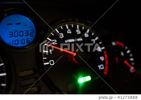 バイクのスピードメーター、タコメーター 41273888