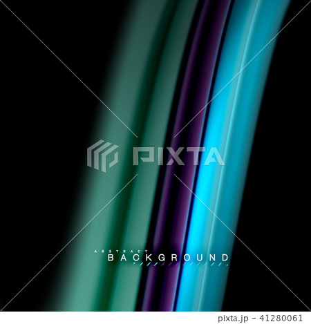 Fluid mixing colors vector wave abstract background design. Colorful mesh waves Fluid mixing colors vector wave abstract background design. Colorful mesh waves 41280061
