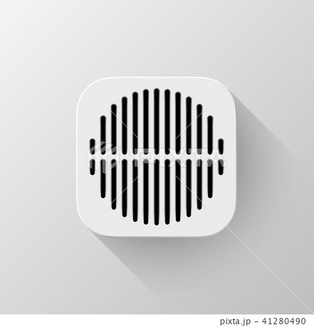 White Technology App Icon Template 41280490