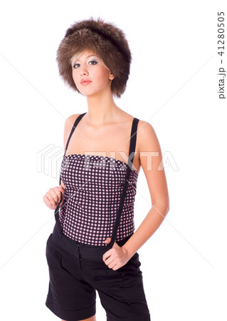 Woman in hat Woman in hat 41280505