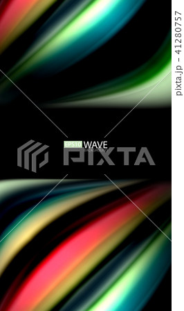 Blur color wave lines abstract background Blur color wave lines abstract background 41280757