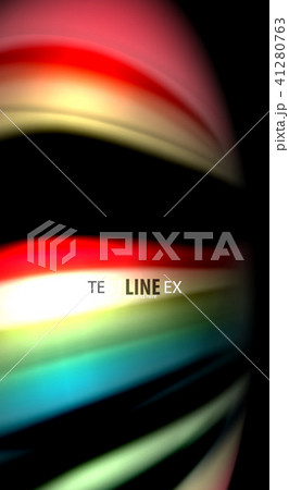 Blur color wave lines abstract background 41280763