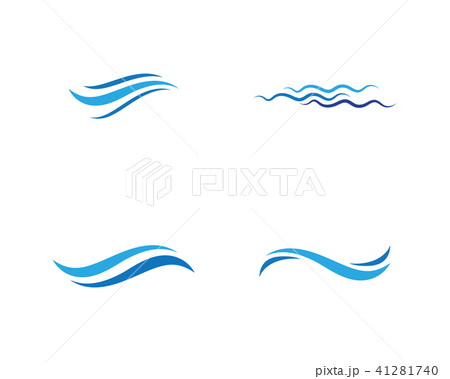 Water wave icon vector illustration 41281740