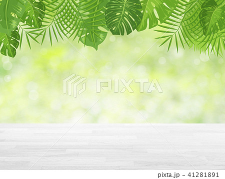 wood table top on green bokeh abstract background wood table top on green bokeh abstract background 41281891