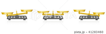 Two Pan Balance Golden Weighing Scale Two Pan Balance Golden Weighing Scale 41283460