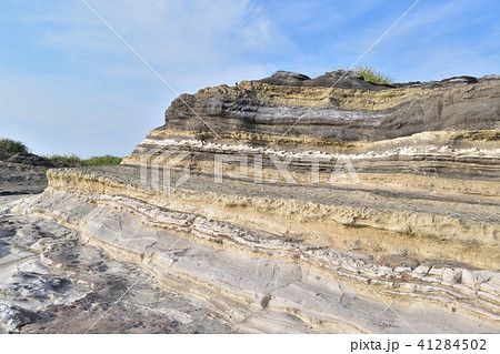 城ヶ島火炎構造の地層 城ヶ島火炎構造の地層 41284502