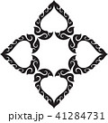 Tribal Heart in Star-Shape Thai Artwork Style 41284731