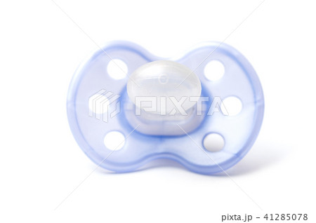 closeup of baby nipple on white background 41285078