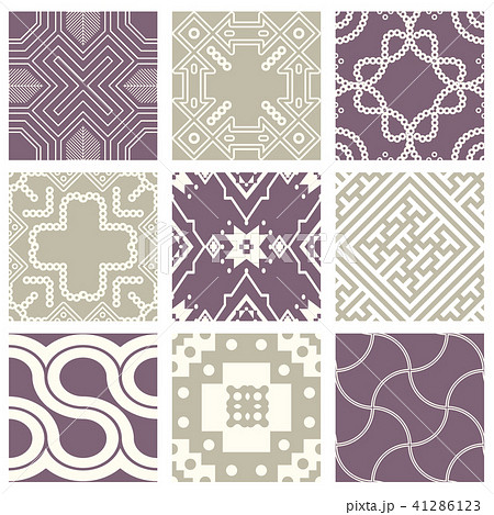 Classic vintage elegant violet seamless pattern 41286123