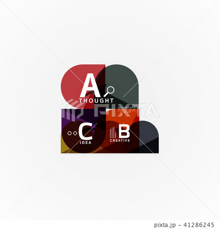 Geometric design abstract option infographics Geometric design abstract option infographics 41286245