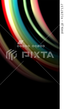 Blur color wave lines abstract background 41287137