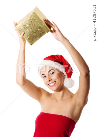 santa girl santa girl 41287511