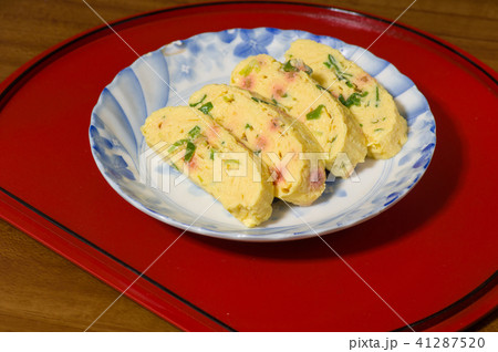 ネギと紅しょうが入りだし巻き 41287520