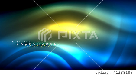 Neon glowing wave, magic energy and light motion background Neon glowing wave, magic energy and light motion background 41288185