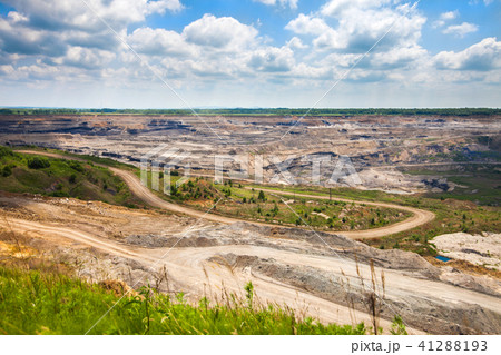 Open coal mine 41288193