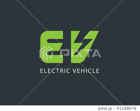 Electric vehicle logo design template 41288676