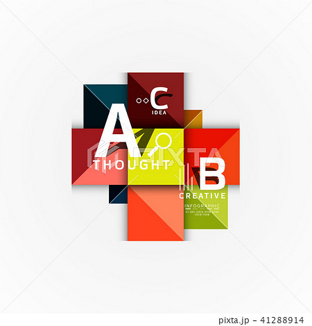 Paper option steps diagram infographic layout 41288914