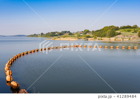 宮城長沼ダムの長沼水門のダムフェンス 41289484