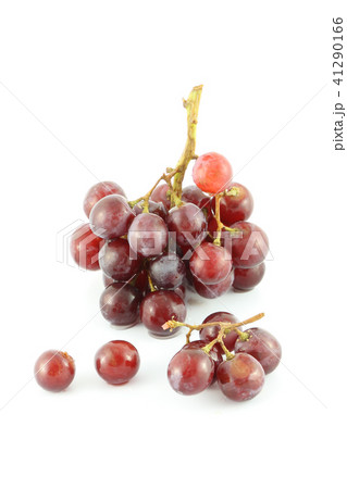 Grape and some fruit on white background. 41290166