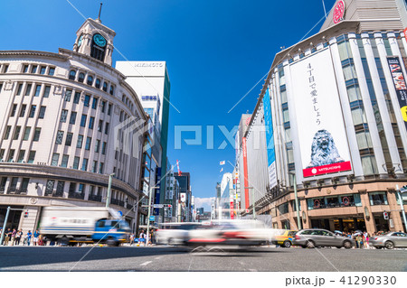 《東京都》銀座・歩行者天国 41290330