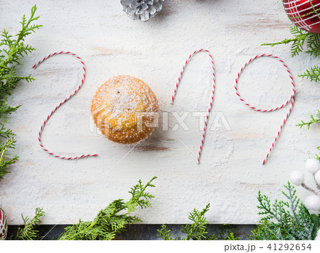 Happy new year background with written 2019 Happy new year background with written 2019 41292654