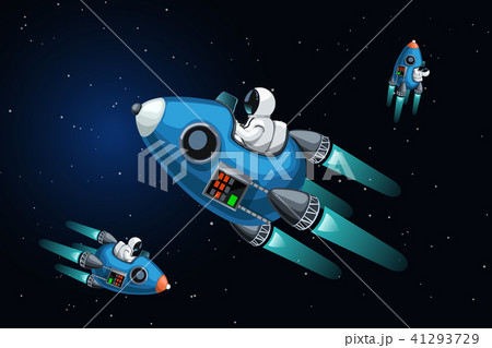space ships in deep space 41293729