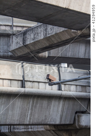 Detail of the skytrain overpass, elevated train  41294959