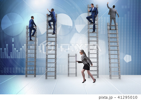 Concept of inequal career opportunities between man woman 41295010