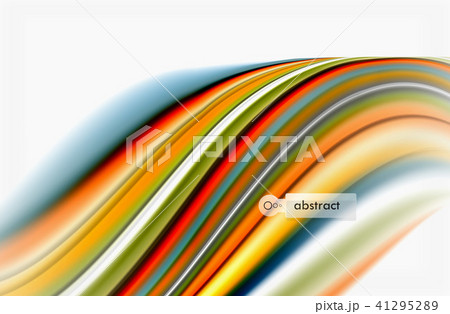 Rainbow color waves, vector blurred abstract background Rainbow color waves, vector blurred abstract background 41295289