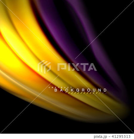 Fluid mixing colors vector wave abstract background design. Colorful mesh waves Fluid mixing colors vector wave abstract background design. Colorful mesh waves 41295313