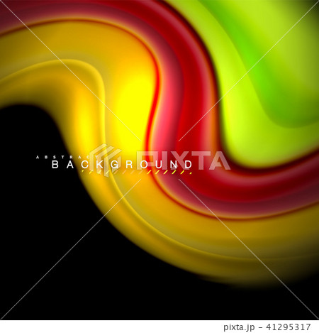 Fluid mixing colors vector wave abstract background design. Colorful mesh waves Fluid mixing colors vector wave abstract background design. Colorful mesh waves 41295317