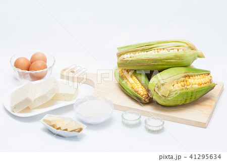 Colombian Sweet Corn Wrap Preparation 41295634