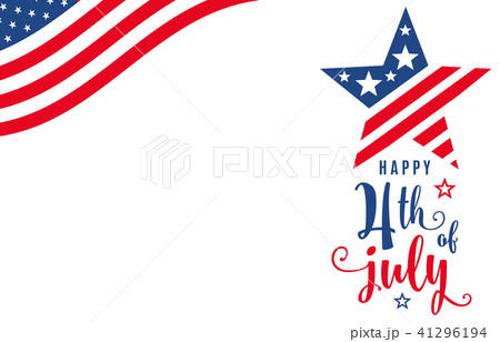 Fourth of July. 4th of July celebration holiday banner 41296194