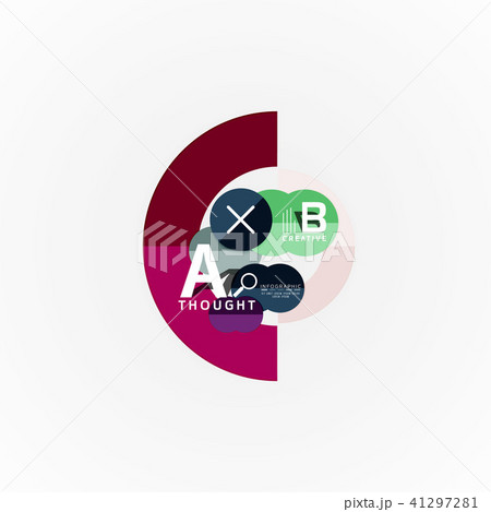 Geometric design abstract option infographics Geometric design abstract option infographics 41297281