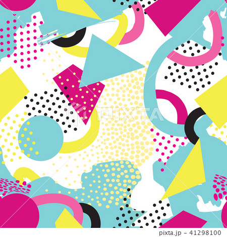 Abstract tiled pattern Blots geometric background 41298100