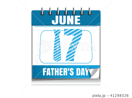 Conceptual calendar for Fathers Day 2018 41298326