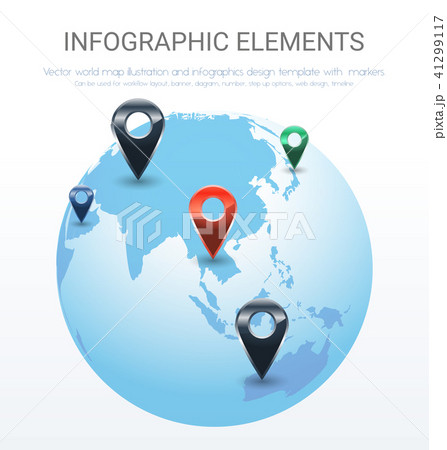 world map illustration6 41299117