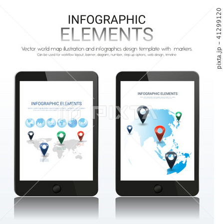 world map illustration9 41299120